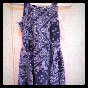 Girls 3T Childrens Place blue paisley dress